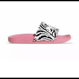 Women's adidas Adilette Comfort Slide Sandals Rose Tone/White/Black GY3560 Sz 8